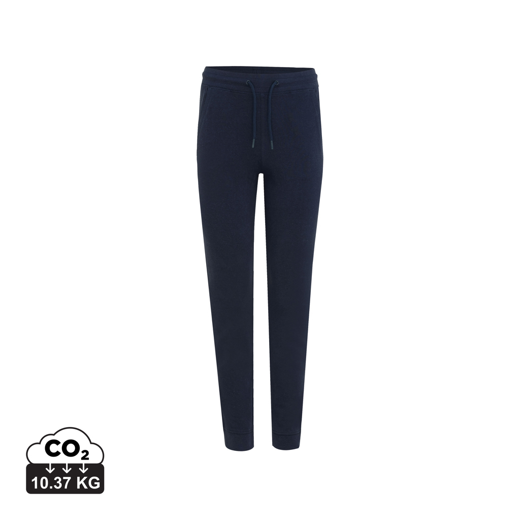 Jogging publicitaire en coton recyclé 340g Iqoniq Cooper Bleu marine